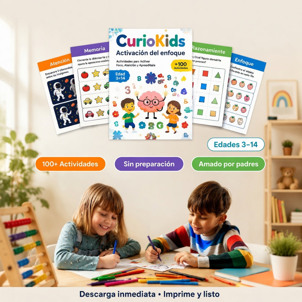 CurioKids™: Activación del enfoque  💡